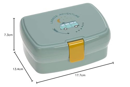 LÄSSIG Adventure Bus lõunakarp eemaldatava vaheseinaga, mündiroheline