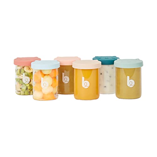 Babymoov ISY BOWLS glass food container set, 6 × 250 ml