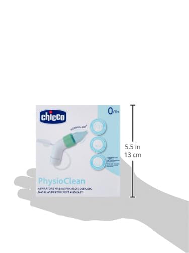 Chicco PhysioClean Soft and Easy ninaaspiraator, roheline