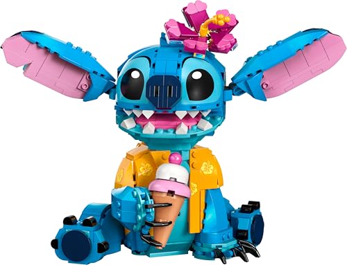 LEGO Disney Stitch 43249 ehitusfiguur jäätise ja lillekaunistusega