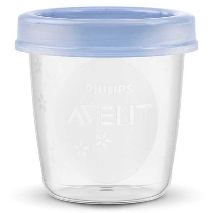 PHILIPS AVENT rinnapiima hoiustamissüsteem SCF618/10, 10× 180 ml topsid