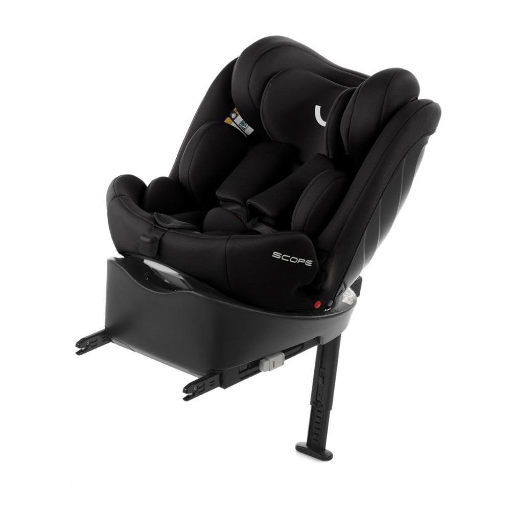 Nurse Scope i-Size 360° pöörlev turvatool 40–150 cm / 0–12 a, ISOFIX ja tugijalg, must