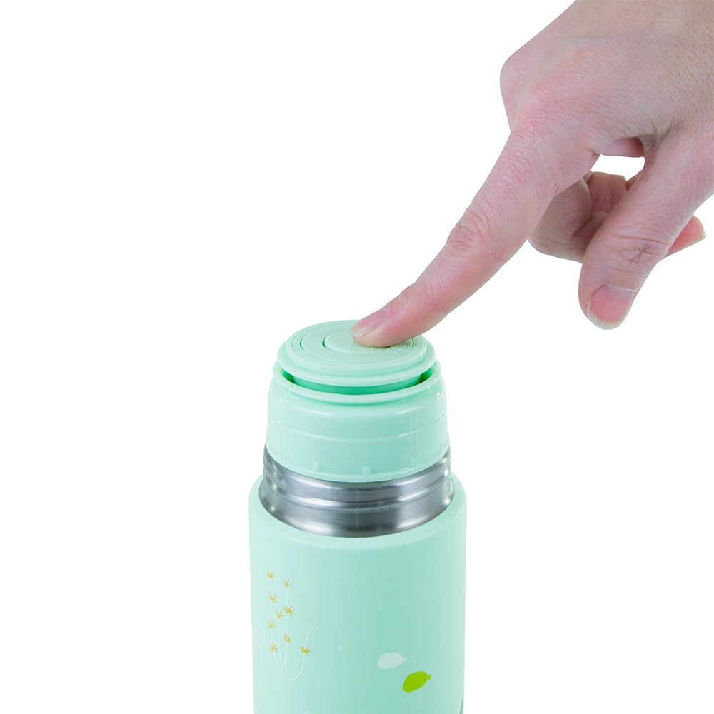 Miniland Whaley roostevabast terasest termos, 500 ml, sinine