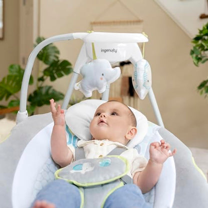 Ingenuity SimpleComfort elektriline beebikiik, 6-kiiruseline, muusika ja vibratsioon, Everston