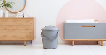 Rotho Babydesign Bella Bambina mähkmeämber, 10 l, Stone Grey