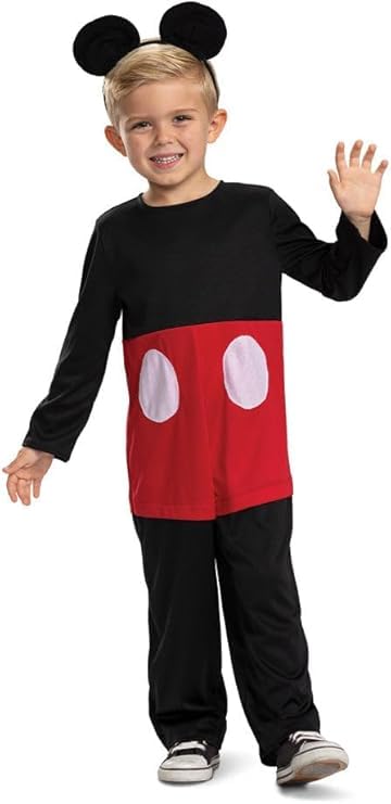Disney official Mickey Mouse classic costume, 3-4 years