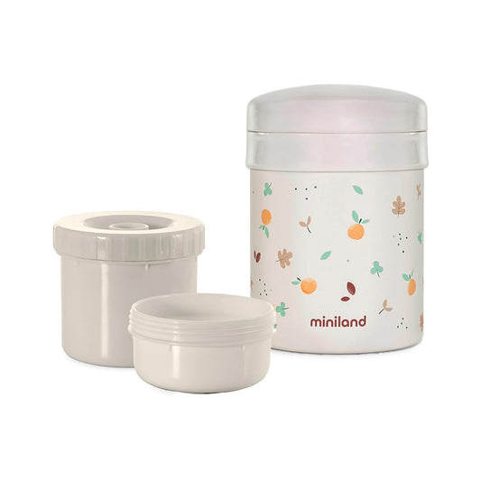 Miniland Thermetic Valencia toidutermos 745 ml koos sisemiste toidukarpidega