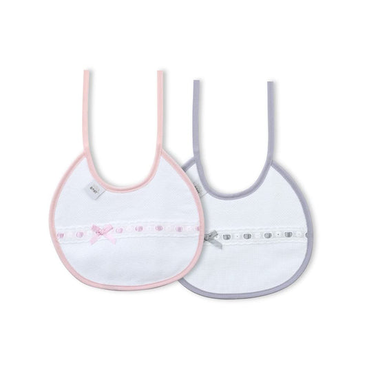 Interbaby 2-osaline ümmargune põll, roosa/hall