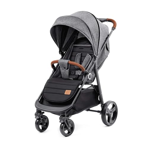 Kinderkraft GRANDE PLUS jalutuskäru, hall (sünnist kuni 22 kg)