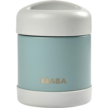Béaba termospurk beebitoidule, roostevabast terasest, 300 ml, hall/roheline