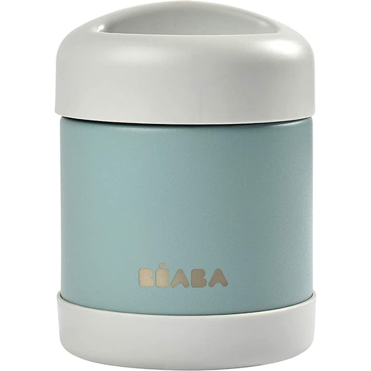 Béaba termospurk beebitoidule, roostevabast terasest, 300 ml, hall/roheline