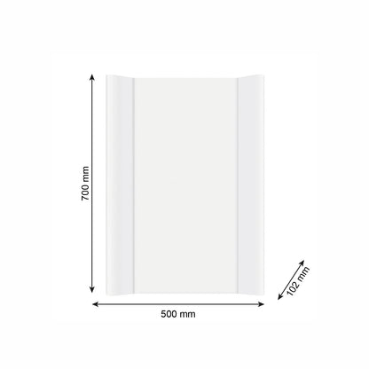 Rotho Babydesign kiilukujuline mähkimisalus 70 x 50 x 10 cm, valge