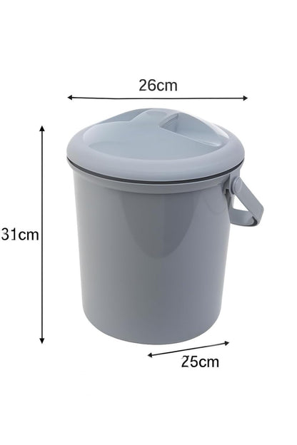 Rotho Babydesign Bella Bambina mähkmeämber, 10 l, Stone Grey