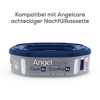 Angelcare Original Classic XL mähkmekonteiner 1 kassettiga, valge