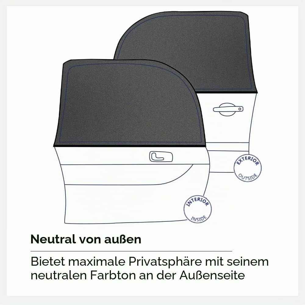 Jane autoklaasi päikesekaitse XL, must, 2 tk