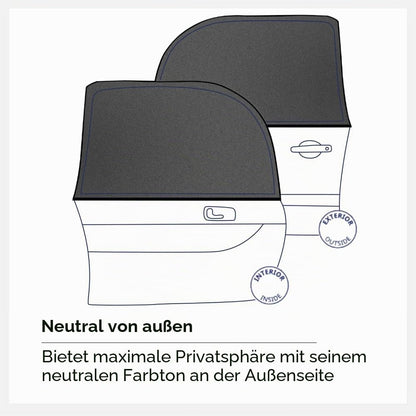 Jane autoklaasi päikesekaitse XL, must, 2 tk