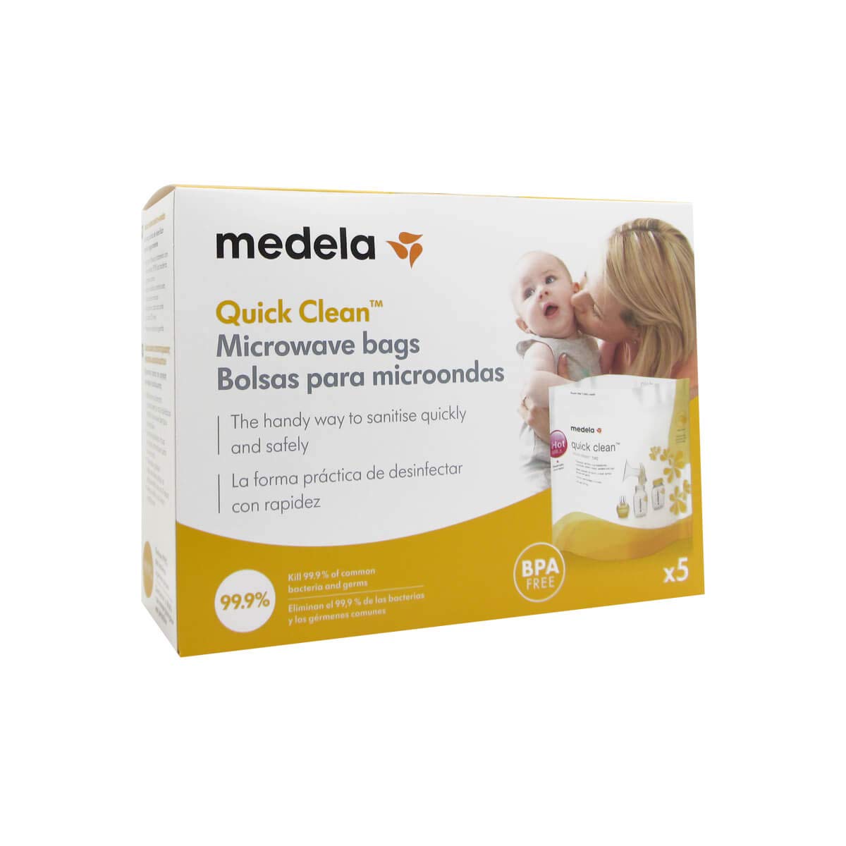Medela mikrolaineahju puhastuskotid Quick Clean, 5 tk