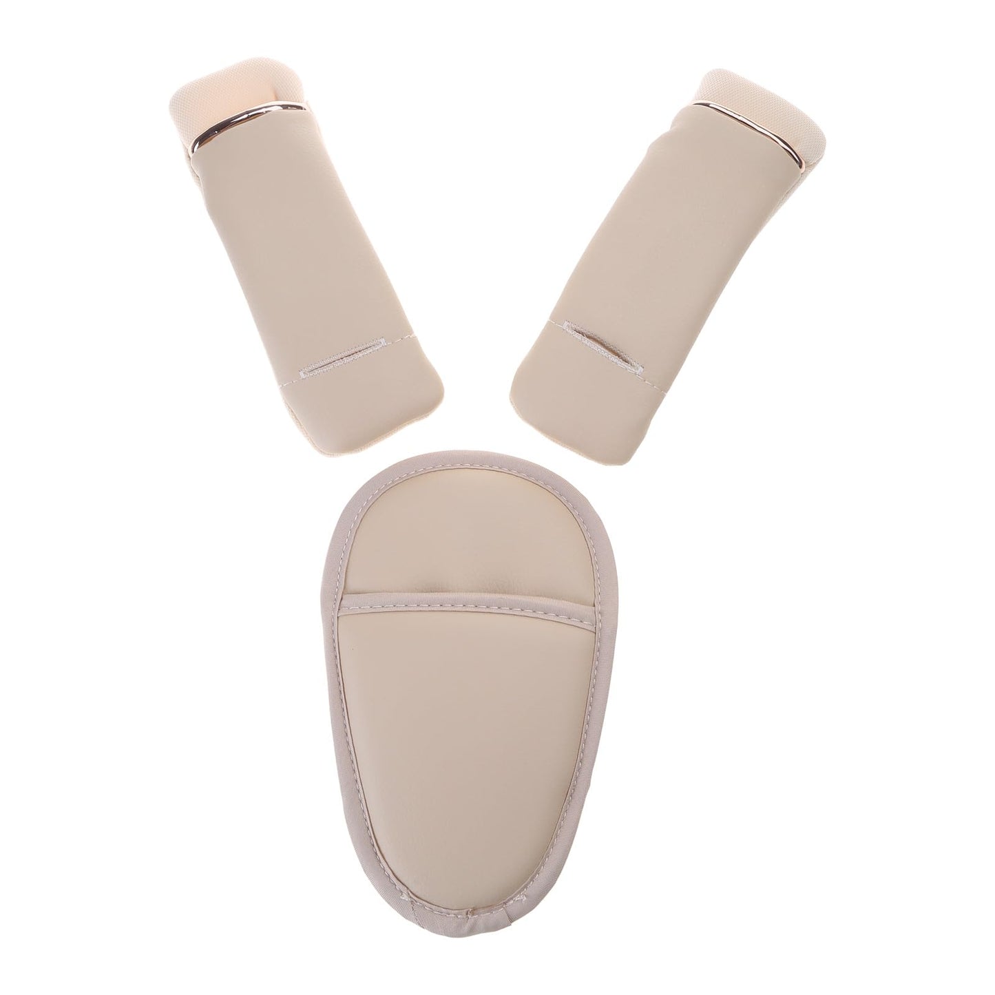 Turvarihmade pehmendused, champagne gold, 3-osaline