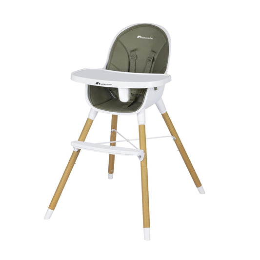 Bebeconfort Avista 2-in-1 söögitool, polstriga ja lauaplaadiga, roheline (Mineral Green), alates 6 kuust, kuni 30 kg