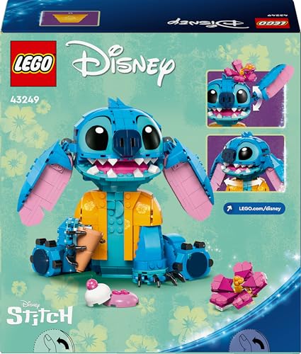 LEGO Disney Stitch 43249 ehitusfiguur jäätise ja lillekaunistusega