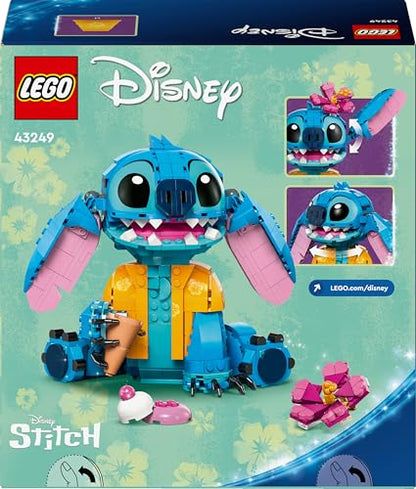LEGO Disney Stitch 43249 ehitusfiguur jäätise ja lillekaunistusega