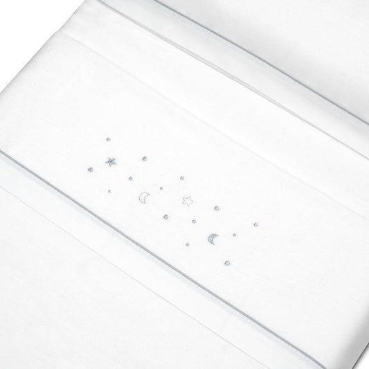 Interbaby flanellist voodipesu komplekt Star & Moon, 50 × 80 cm