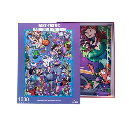 TAOZI&LIZHI funny 1000-piece puzzle "Rainbow Universe", for adults