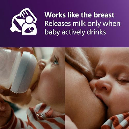 Philips Avent Natural Response lutipudeli lutt Flow 5 (väga kiire), 6+ kuud, 2 tk