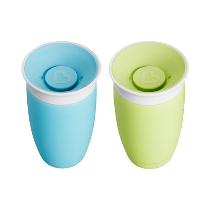 Munchkin Miracle 360° õppimistops, 2 tk, 296 ml, sinine/roheline, alates 12 kuust