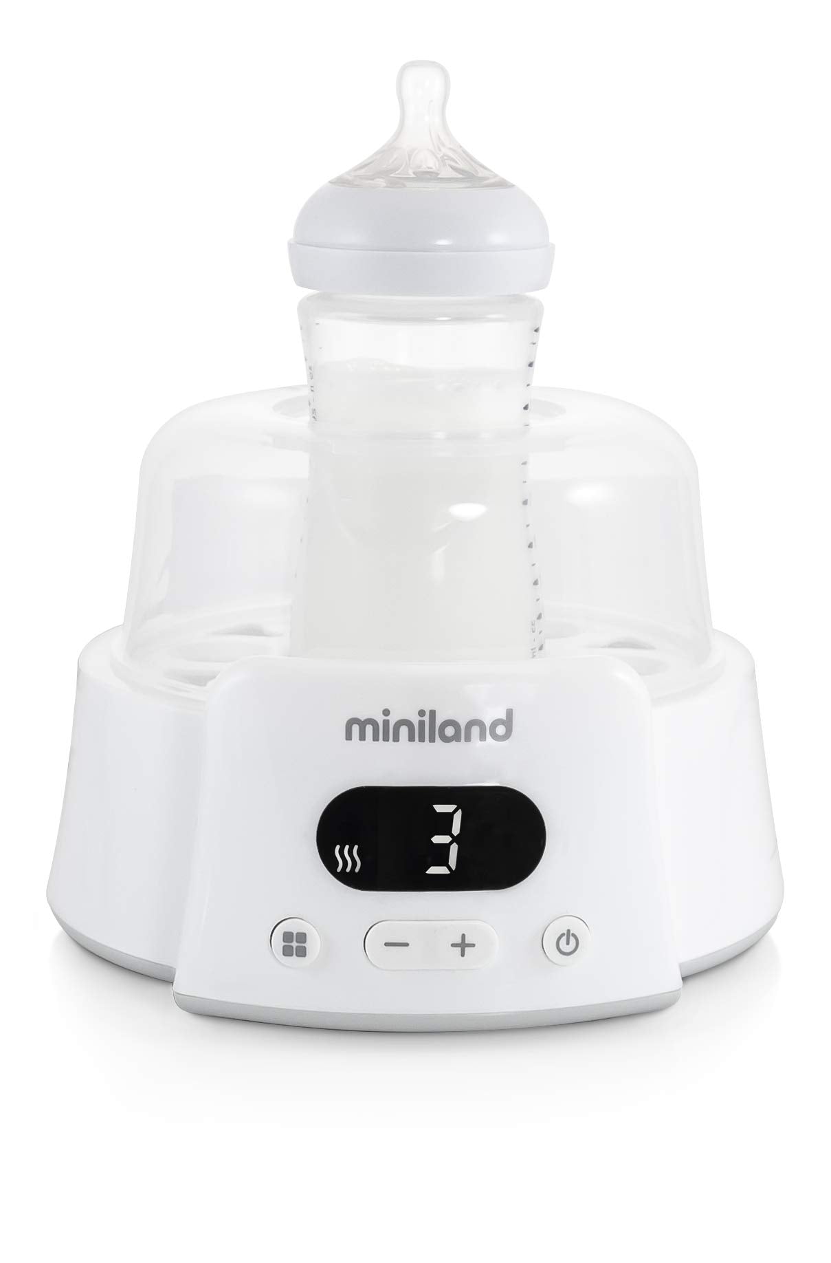 Miniland SUPER 6 – 6-ühes pudelisoojendaja, aurusterilisaator ja auruküpsetaja