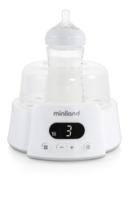 Miniland SUPER 6 – 6-ühes pudelisoojendaja, aurusterilisaator ja auruküpsetaja