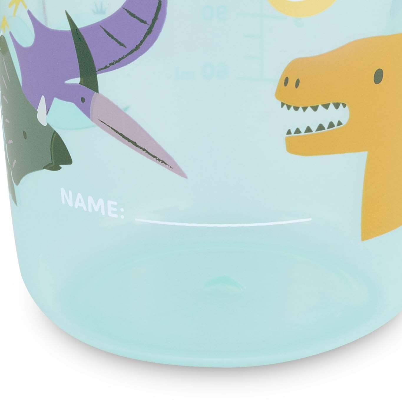 Miniland Jurassic lekkekindel 360° treeningtass käepidemetega, 270 ml