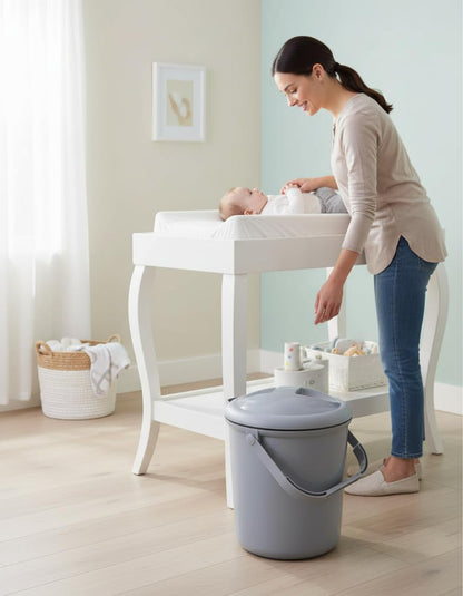 Rotho Babydesign Bella Bambina mähkmeämber, 10 l, Stone Grey