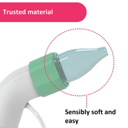 Chicco PhysioClean Soft and Easy ninaaspiraator, roheline