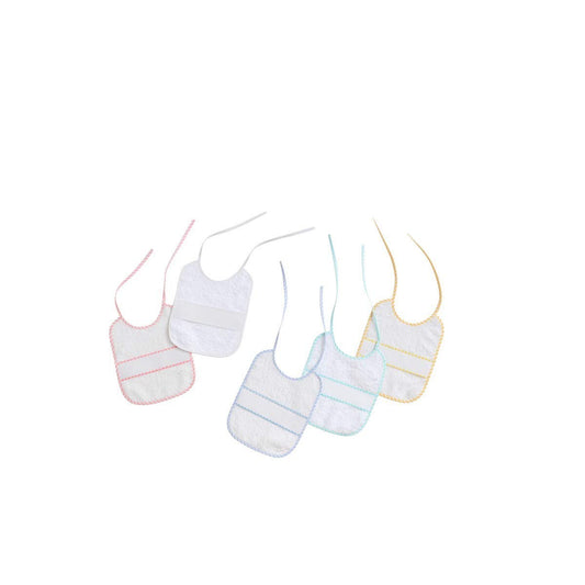 Interbaby puuvillased põlled tikkimiseks, 12 tk, valge