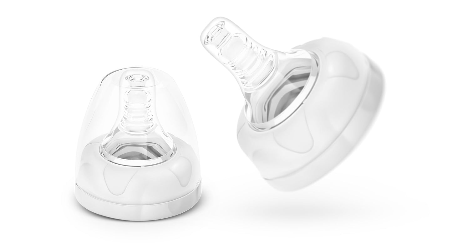 Nukido elektriline rinnapump, 3 režiimi, LED-ekraaniga, BPA-vaba, türkiissinine-valge