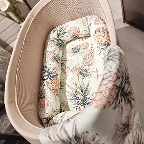 Twistshake beebipesa kate, 100% puuvill, Ananassi muster