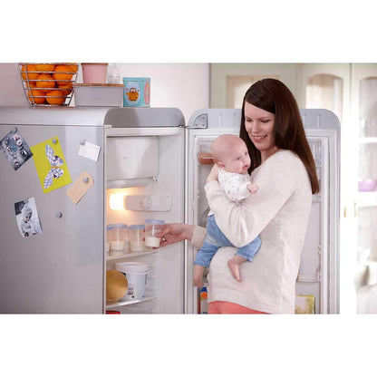 PHILIPS AVENT rinnapiima hoiustamissüsteem SCF618/10, 10× 180 ml topsid