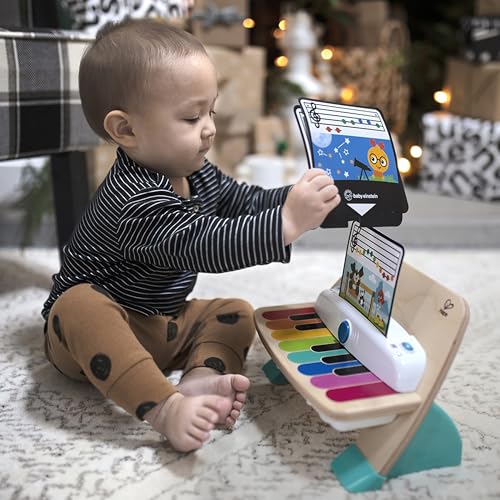 Baby Einstein & Hape Magic Touch puidust mängupiano, Montessori muusikamänguasi, 6+ kuud