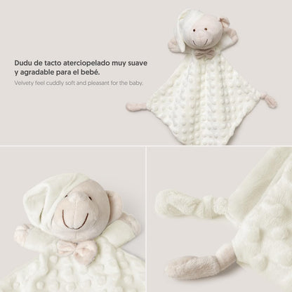 Interbaby beebitekk ja kaisukaru komplekt, 80 × 110 cm, kreem