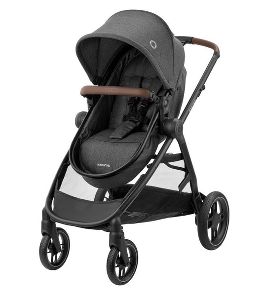 Maxi-Cosi Zelia S Trio 3in1 jalutuskäru komplekt CabrioFix S i-Size turvahälliga, tumehall
