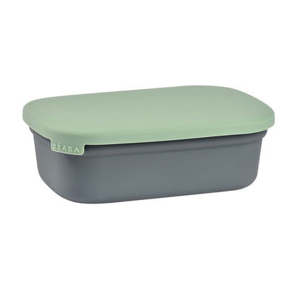 Béaba Lunchbox ceramic food container for babies, 540 ml, greenish