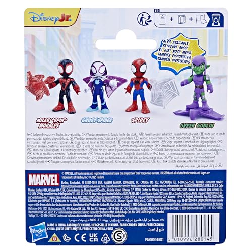 Marvel Spidey & Sõbrad – Green Goblin 7,6 cm tegevusfiguur koos liugur-aksessuaariga