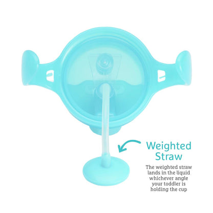 Munchkin Click Lock joogitopsid pehme kõrrega, 207 ml, 2 tk – sinine/oranž
