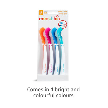 Munchkin White Hot kuumaindikaatoriga beebilusikad, 4 tk komplekt