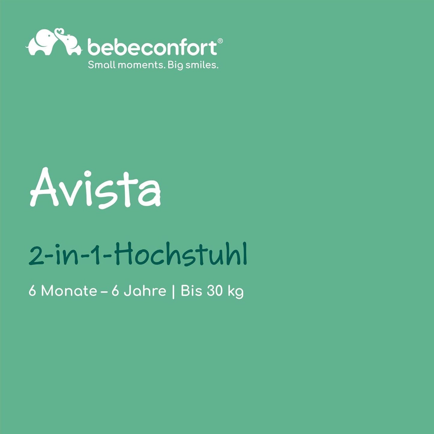 Bebeconfort Avista 2-in-1 söögitool, polstriga ja lauaplaadiga, roheline (Mineral Green), alates 6 kuust, kuni 30 kg