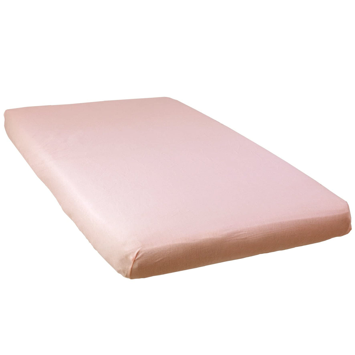 Babycalin kummiga voodilina, valge/roosa, 70 x 140 cm, 2 tk