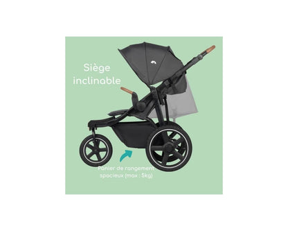 Bebeconfort Cloudy stroller, 0–4 years, mineral grey
