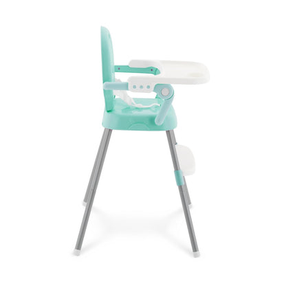 KikkaBoo Spoony 3-in-1 söögitool beebile, kokkupandav, eemaldatava kandikuga – münt