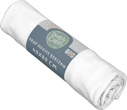 Babycalin pealmine lina 100% puuvill, 40 x 80 cm, valge